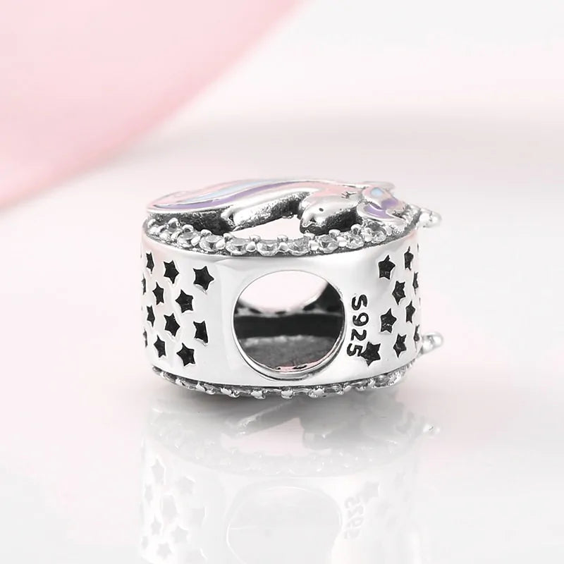 Sterling Silver Unicorn Patron Bead Charm