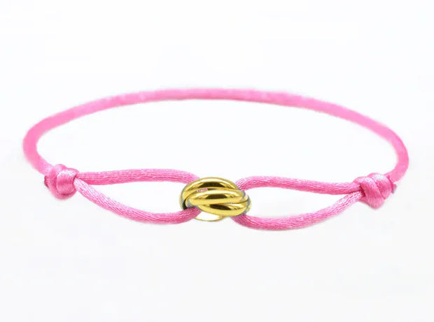 Handwoven Stainless Steel Couple Bracelet