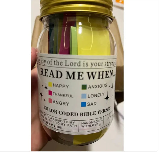 Inspirational Bible Verse Jar