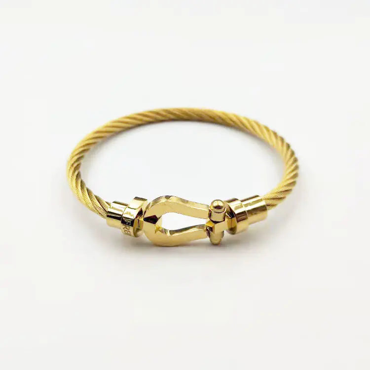 Horseshoe Magnetic Stainless Steel Wire Bracelet