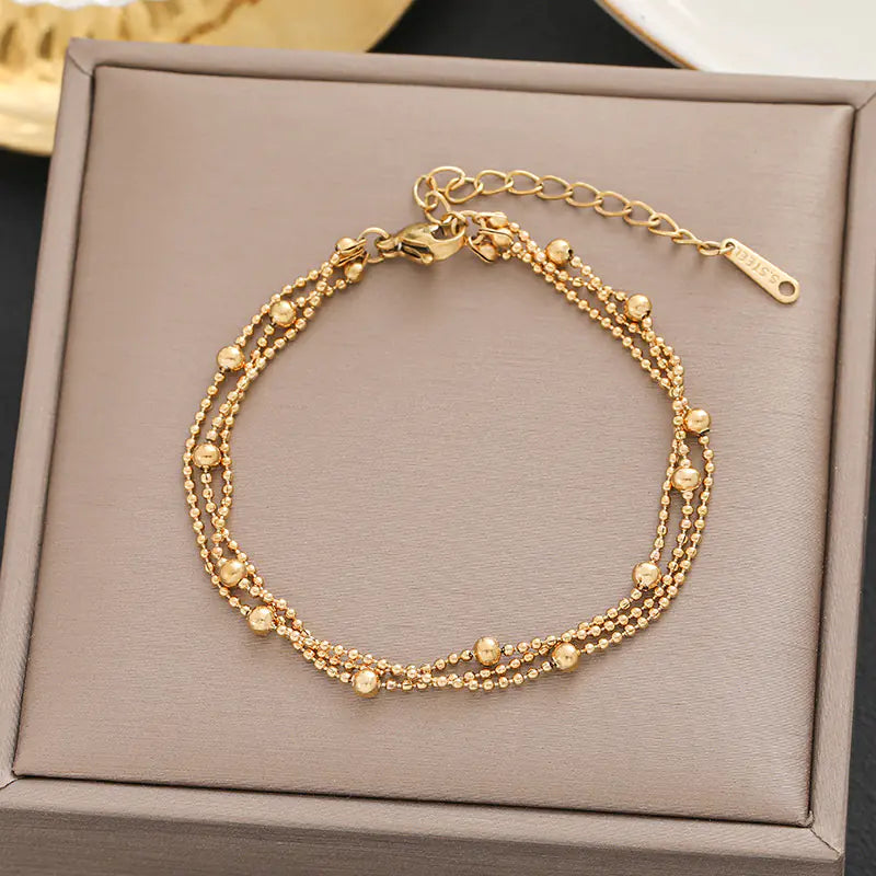 Stylish Minimalist Titanium Steel Bracelets for Women