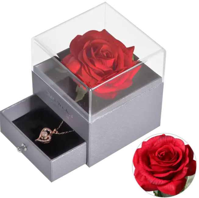 Rose Gift Box – 100 Languages