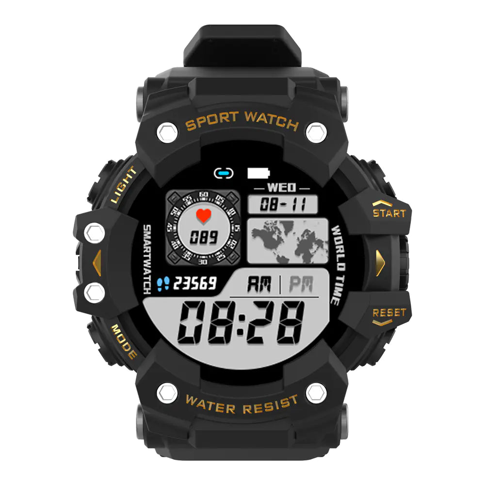 Smart Watch with Blood Pressure, Oxygen & Multi-Sport Mode