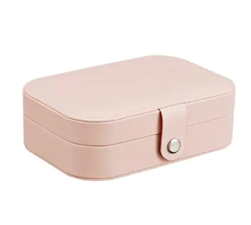Compact Travel Jewelry Box for Earrings and Rings