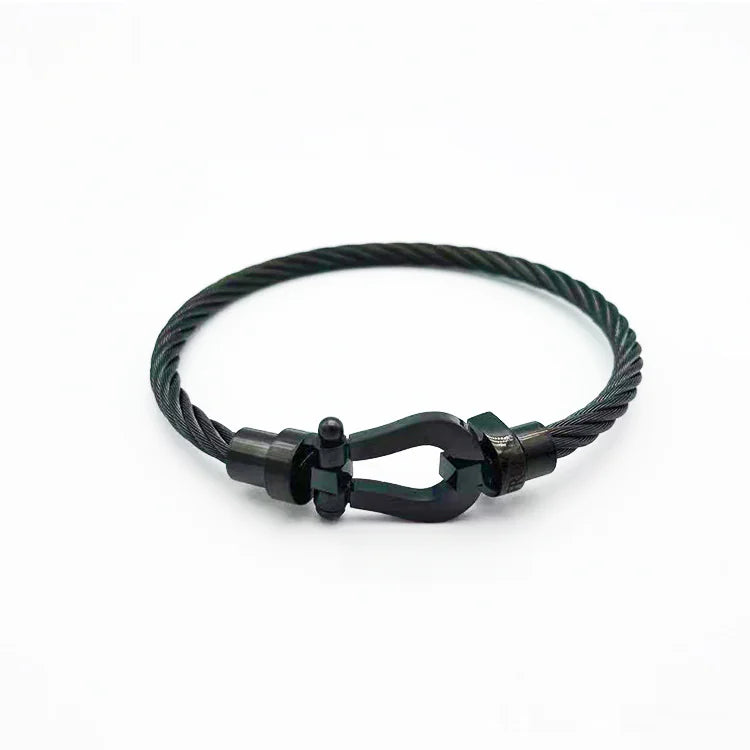 Horseshoe Magnetic Stainless Steel Wire Bracelet