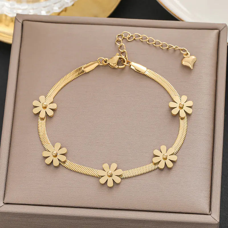 Stylish Minimalist Titanium Steel Bracelets for Women