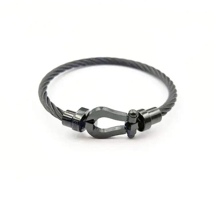 Horseshoe Magnetic Stainless Steel Wire Bracelet