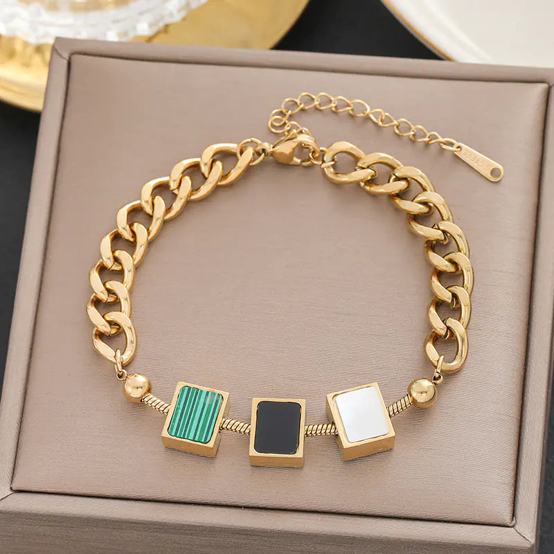 Stylish Minimalist Titanium Steel Bracelets for Women