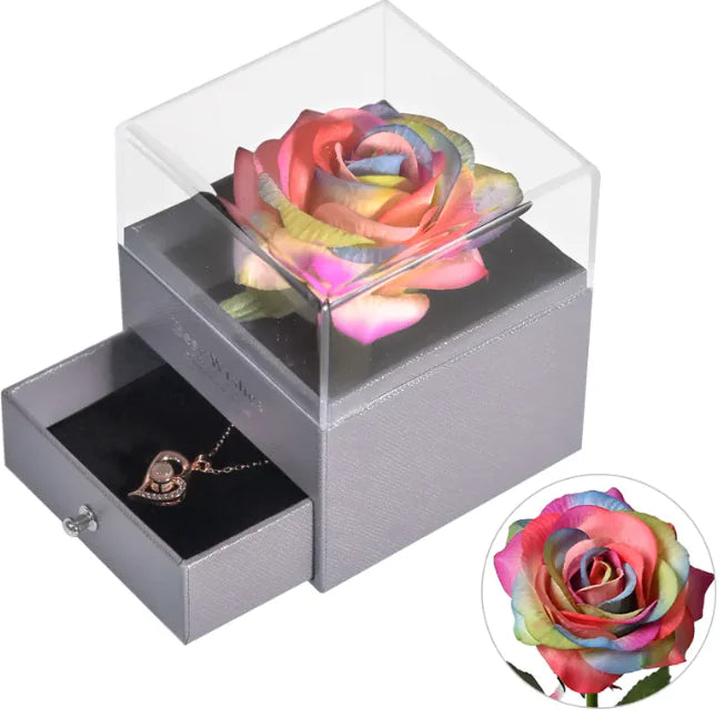Rose Gift Box – 100 Languages
