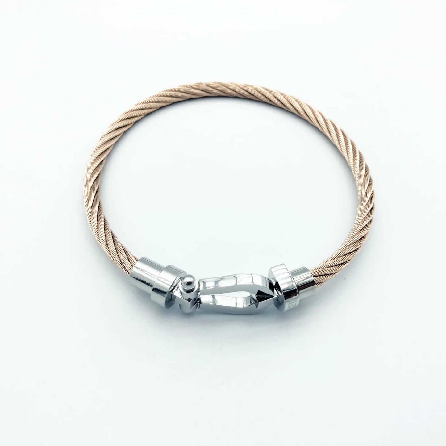 Horseshoe Magnetic Stainless Steel Wire Bracelet
