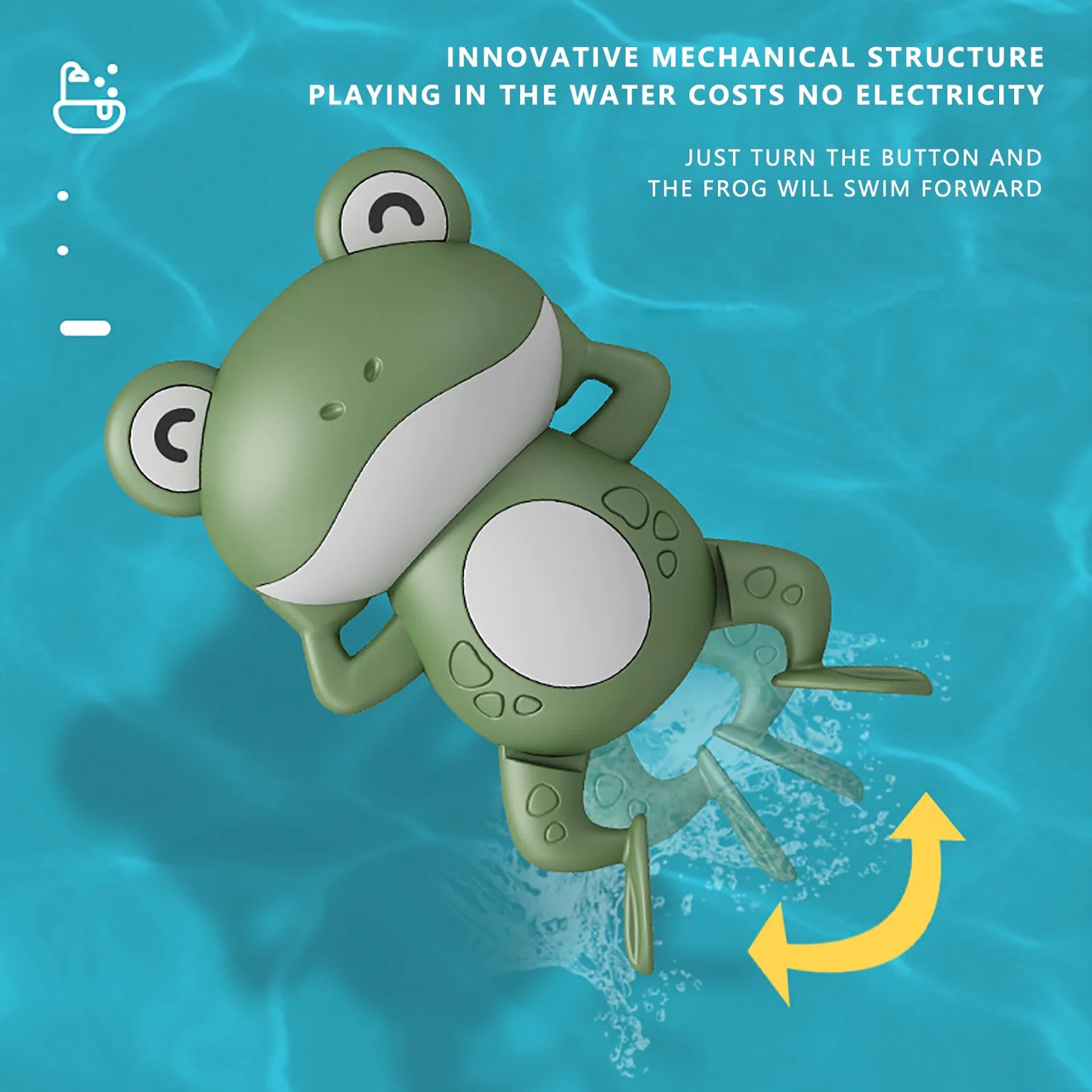 Wind-Up Frog Bath Toy