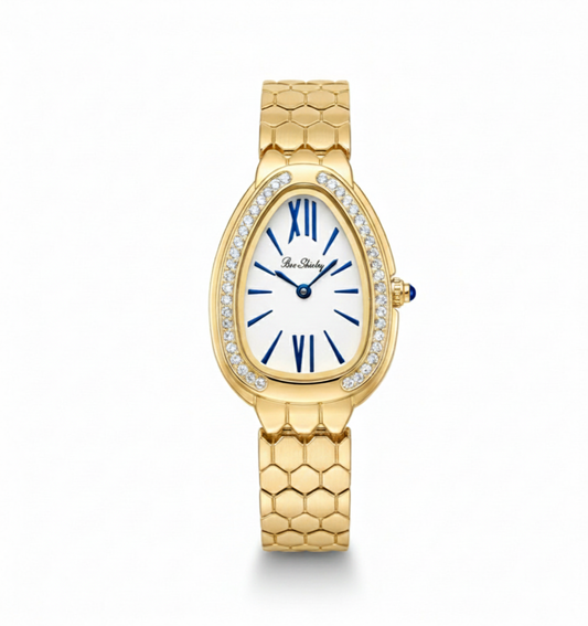 Women's Elegant Quartz Watch with Steel Belt