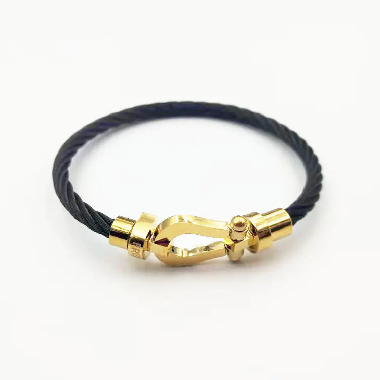 Horseshoe Magnetic Stainless Steel Wire Bracelet