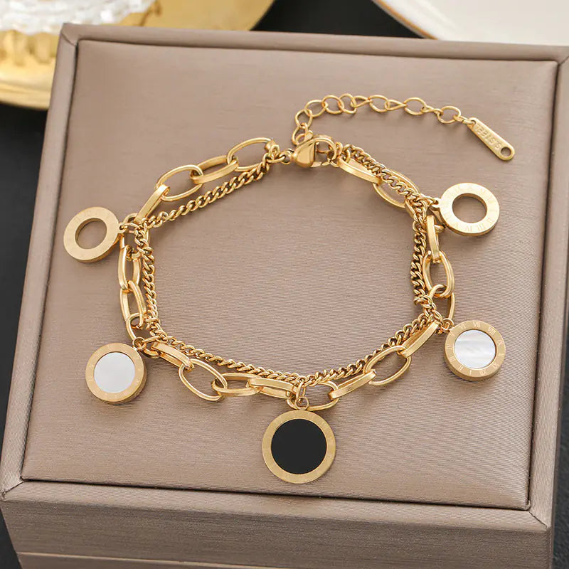 Stylish Minimalist Titanium Steel Bracelets for Women