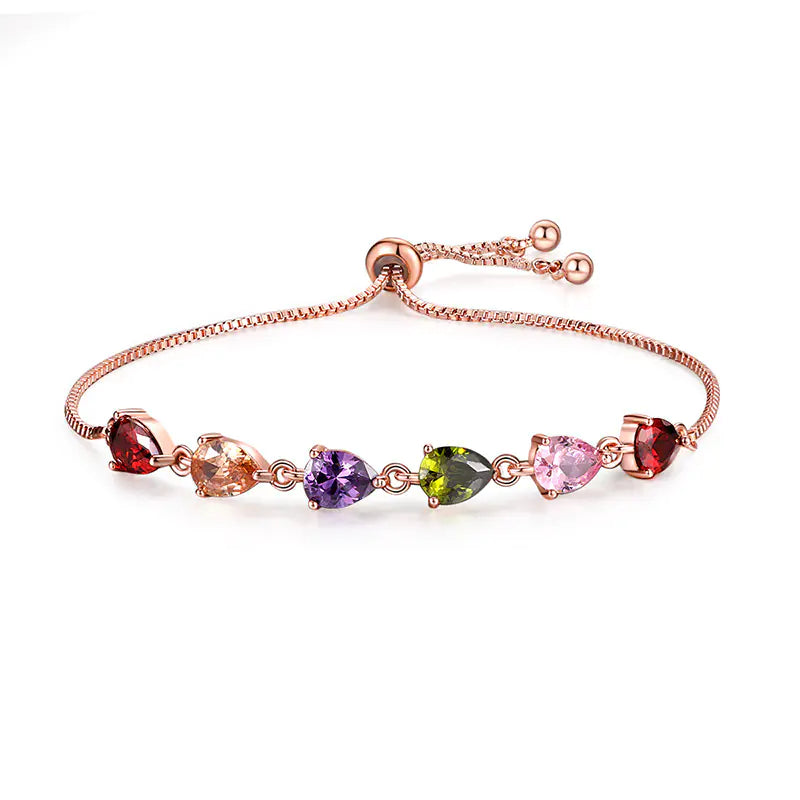 Chic Zirconia Slider Bracelets