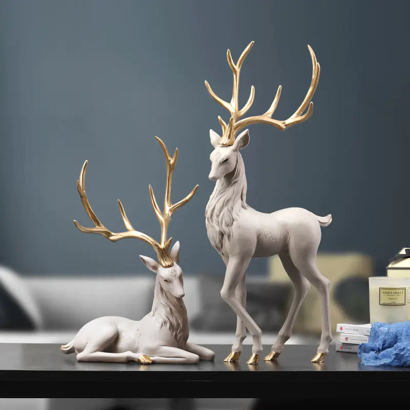 Elegant Deer Figurine for Home Decor and Gifts