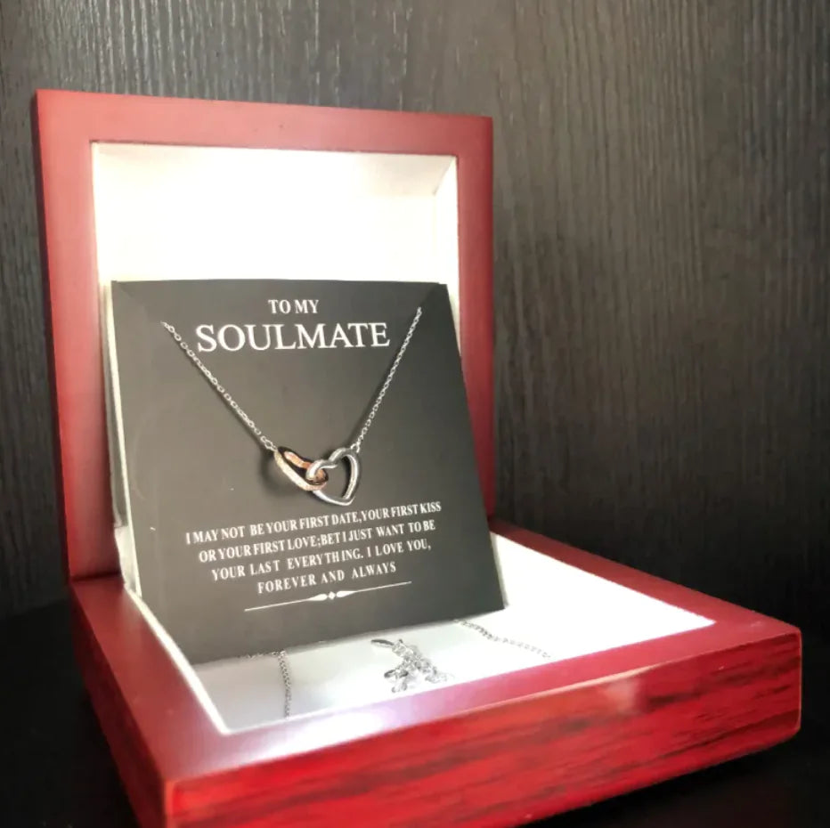 Dual Heart Silver Pendant