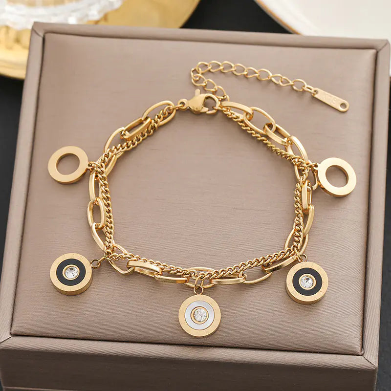 Stylish Minimalist Titanium Steel Bracelets for Women