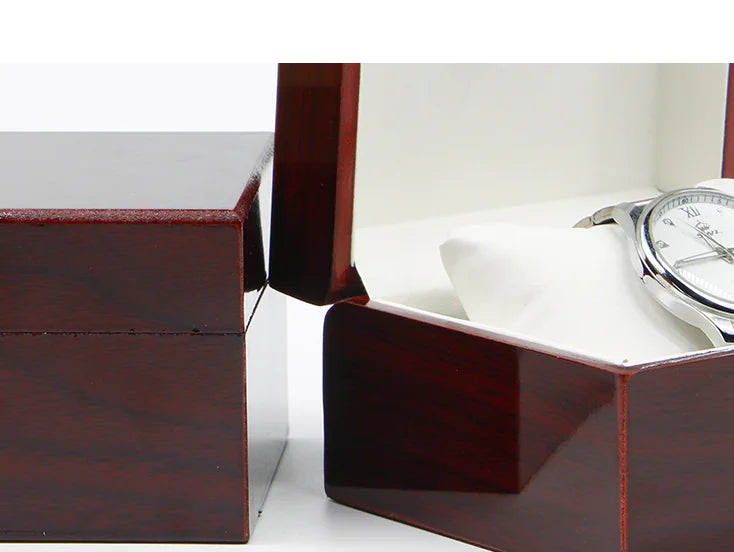 Elegant Red Wooden Box