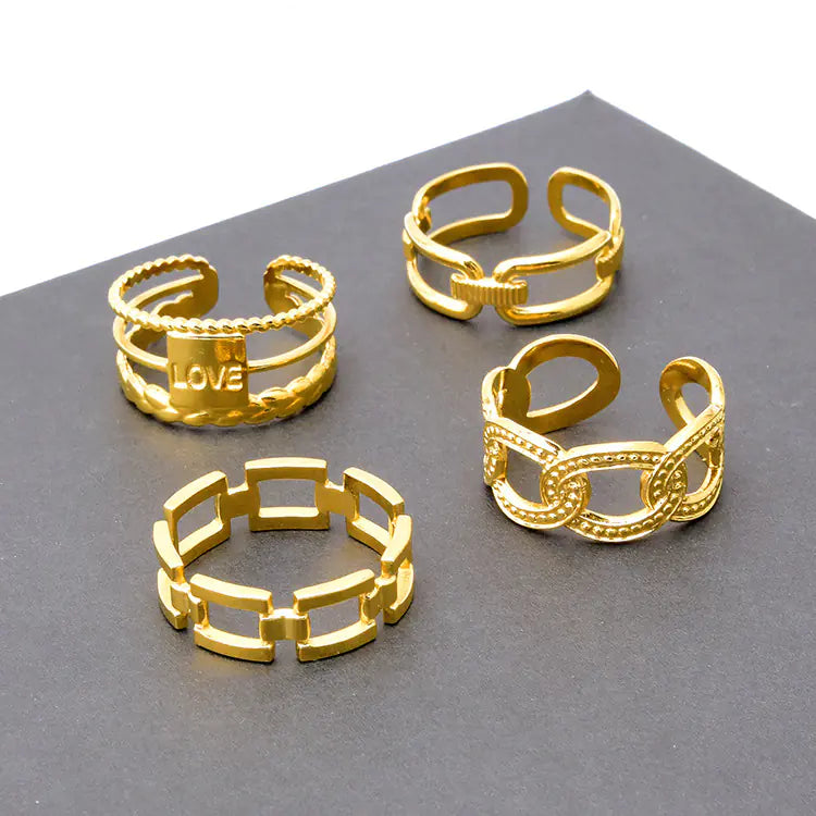 Aurea Wide Adjustable Ring