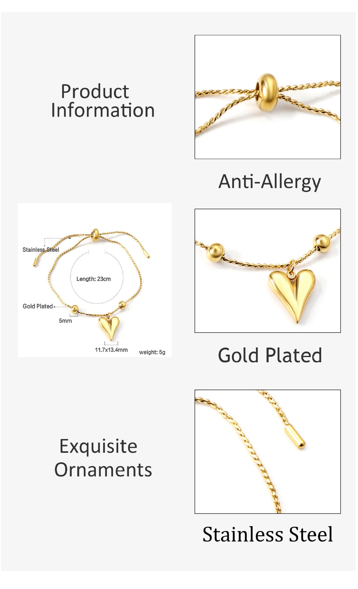 Lucky Love Charm Bracelet