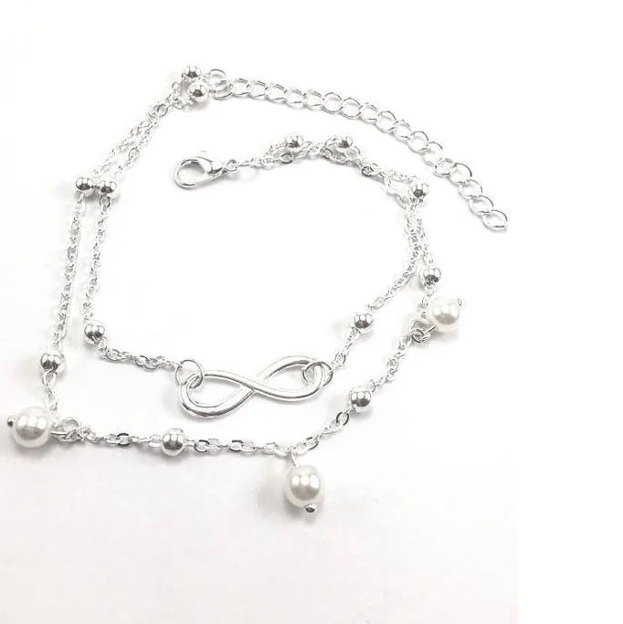 Lucky 8 Pearl Jewelry - Pearl Anklet
