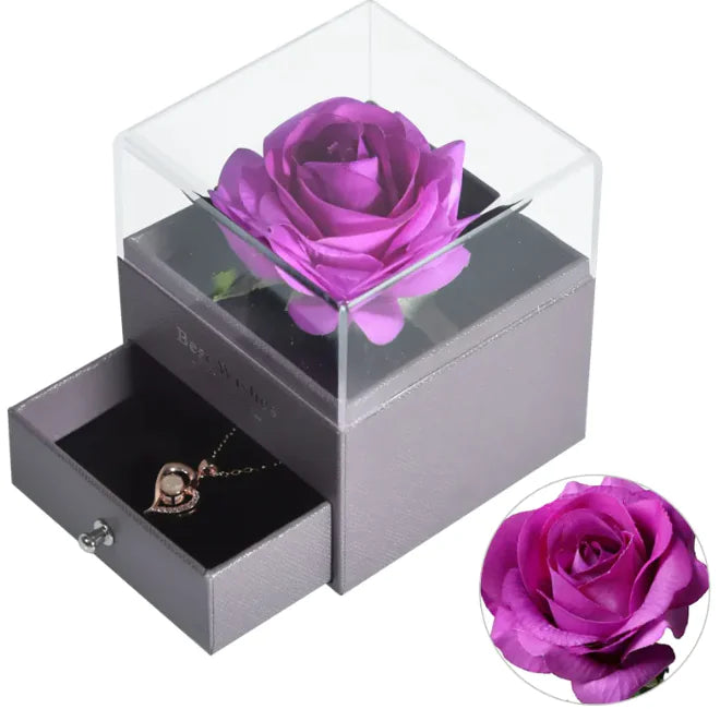 Rose Gift Box – 100 Languages