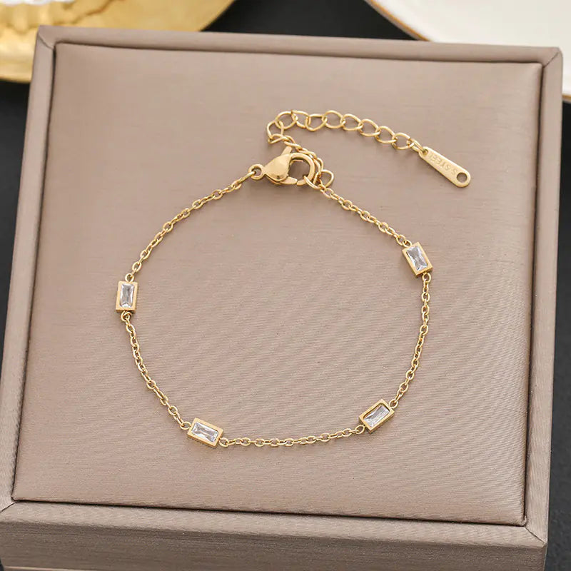 Stylish Minimalist Titanium Steel Bracelets for Women