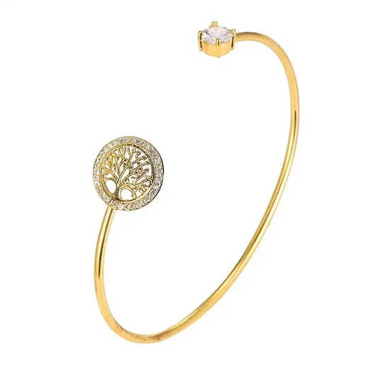 Eternal tree charm bracelet