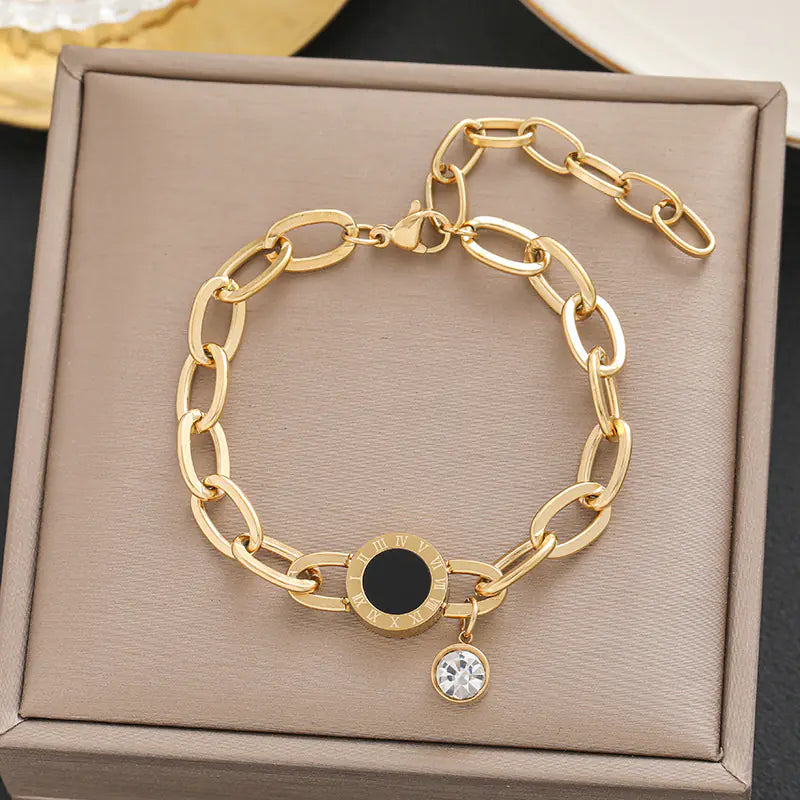 Stylish Minimalist Titanium Steel Bracelets for Women