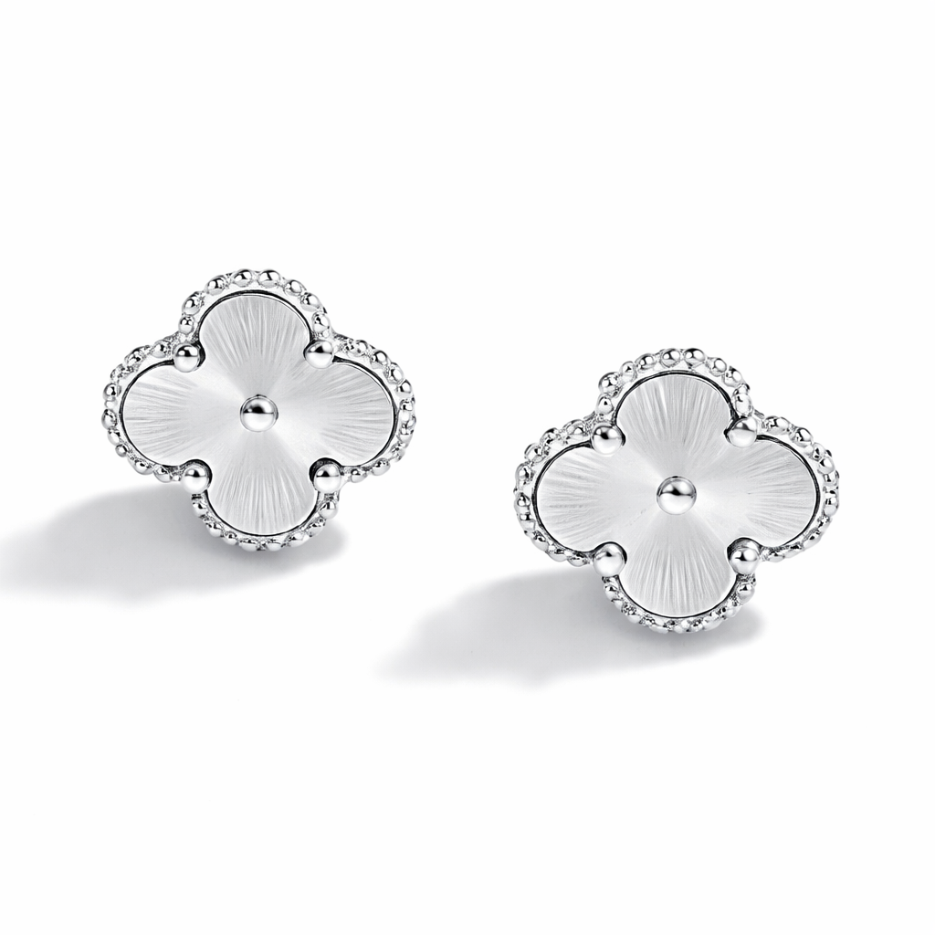 Modern Four-Leaf Clover Jewelry Set