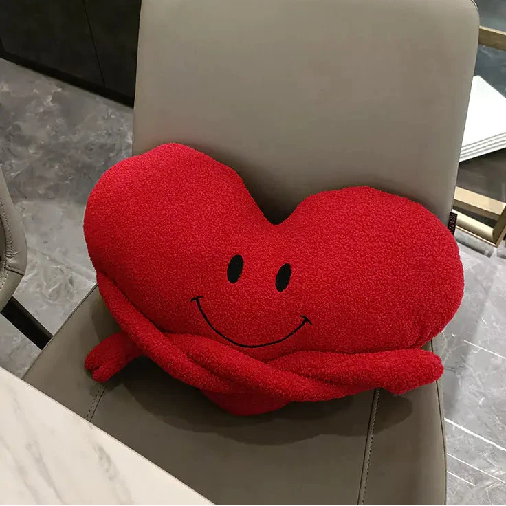 Love Hug Heart Pillow