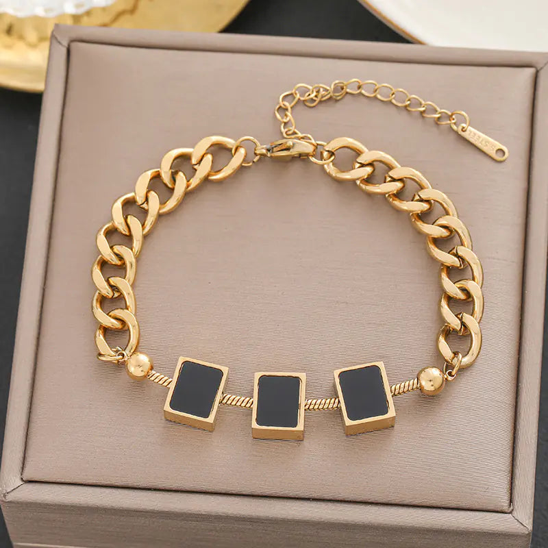 Stylish Minimalist Titanium Steel Bracelets for Women