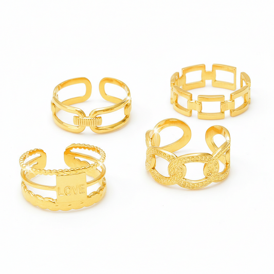 Aurea Wide Adjustable Ring