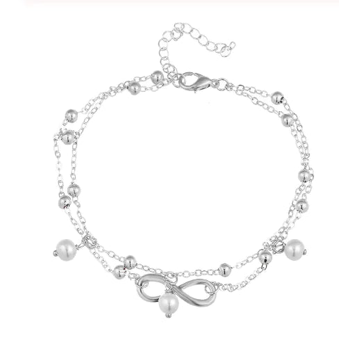 Lucky 8 Pearl Jewelry - Pearl Anklet