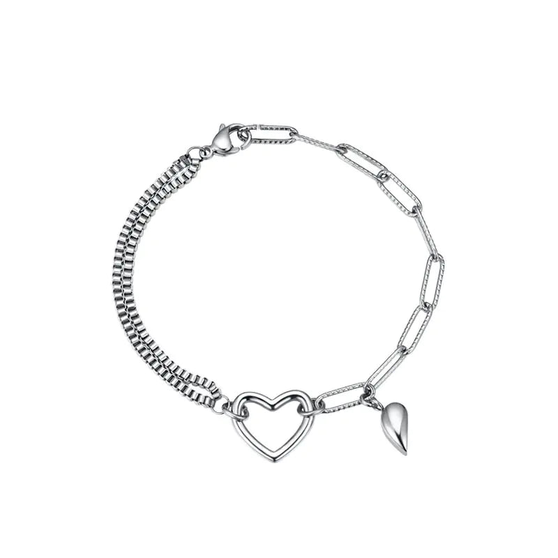 Linked Heart Bracelet