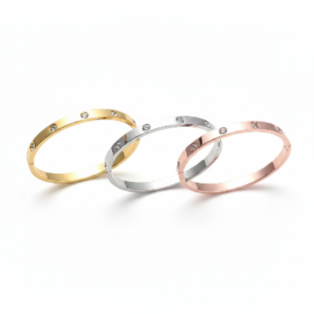 Minimalist Full Diamond All-Match Bracelet