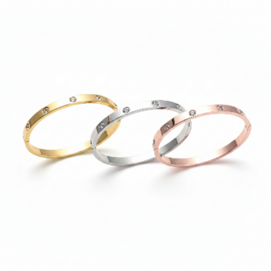 Minimalist Full Diamond All-Match Bracelet