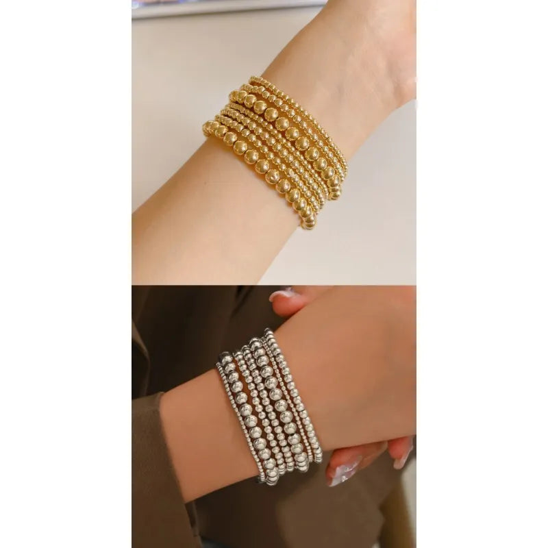 Light Luxury Minority Advanced Design Bracelet 7-piece Set