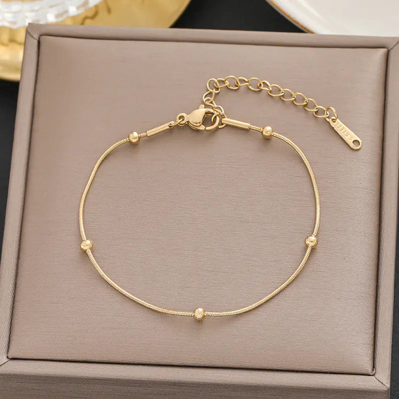 Stylish Minimalist Titanium Steel Bracelets for Women