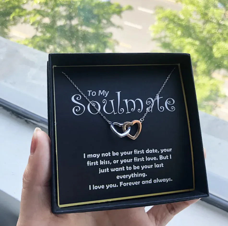 Dual Heart Silver Pendant