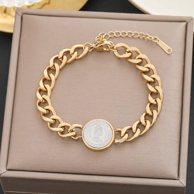 Stylish Minimalist Titanium Steel Bracelets for Women